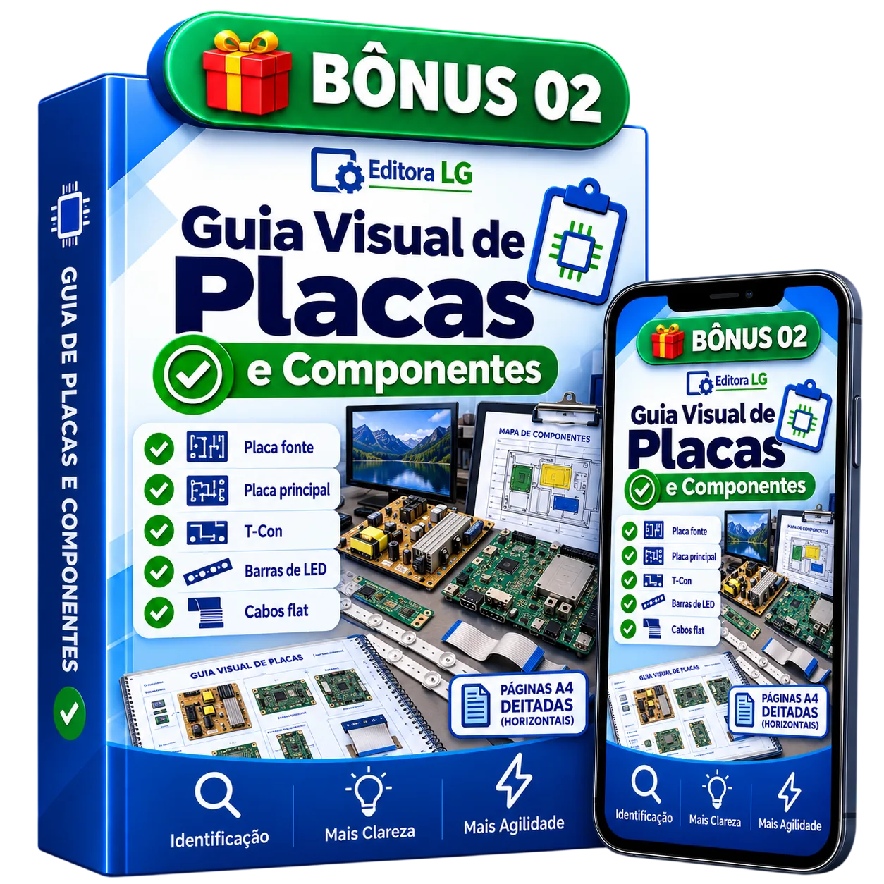 Guia Visual de Placas e Componentes